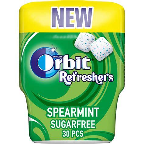 Chewing Gum Spearmint Bottle Refreshers Orbit (67g) | e-Fresh.gr
