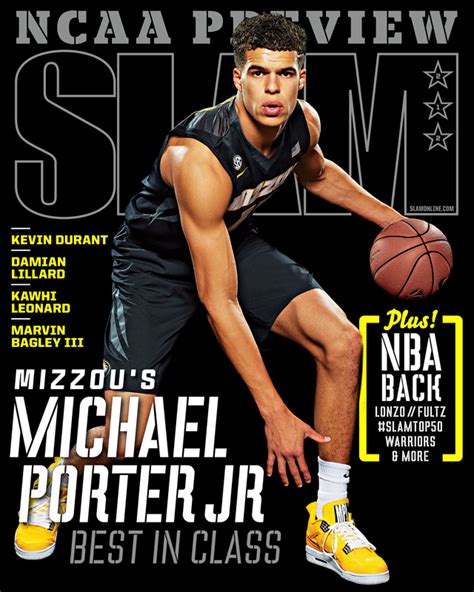 Marvin Bagley Iii Michael Porter Jr And Nba Rookies Cover Slam 212