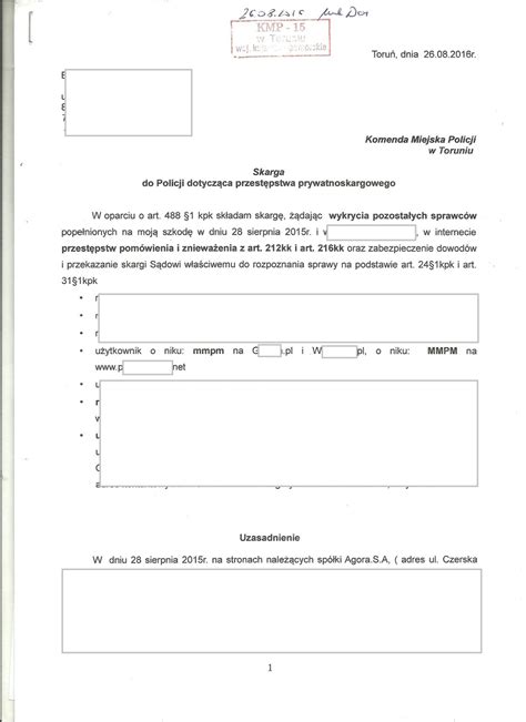 Umorzony prywatny akt oskarżenia z art 17 1 pkt 9 kpk pokrzywdzona