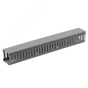 Кабель канал KK-25-40-PERF перфорированный 25х40 серый 2м артикул ...