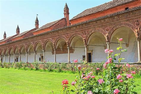 Monastery Garden Certosa Di Pavia Monastery Lombardy