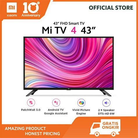 Jual XIAOMI MI LED TV 43 INCH ANDROID SMART TV Seri L43M5 AN