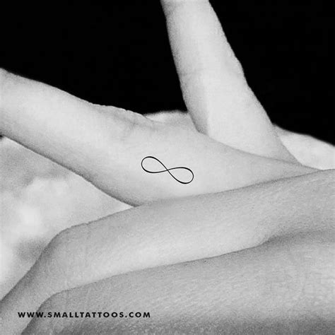 Tiny Fine Line Infinity Symbol Temporary Tattoo Set Of 3 Matching Tattoos Tattoos For Women