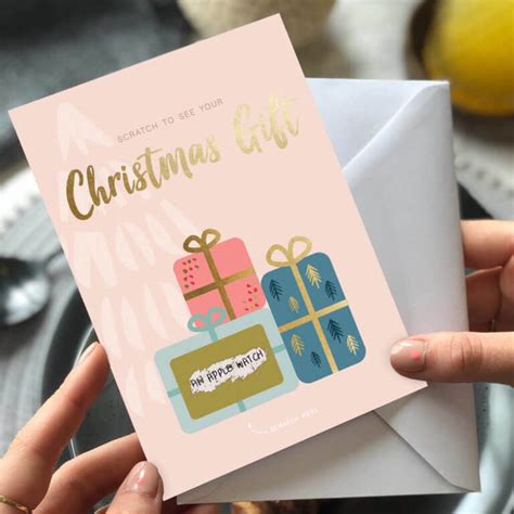 Christmas Gift Surprise Scratch Card By Rodo Creative In Manchester