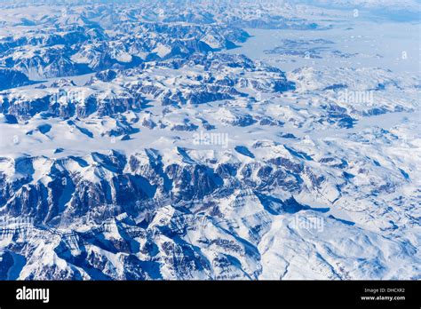 Greenland Aerial View Of Greenland Ice Sheet Stock Photo Alamy