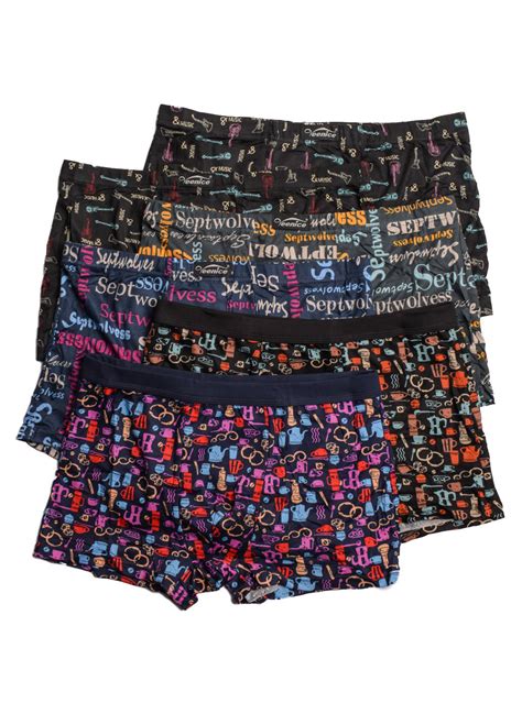 Трусы боксеры мужские Veenice YF10301-1 3XL. Упаковка 6 шт. Размер 50 ...