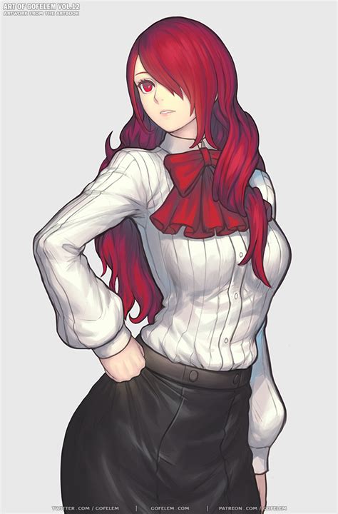 Kirijou Mitsuru Persona And More Drawn By Gofelem Danbooru