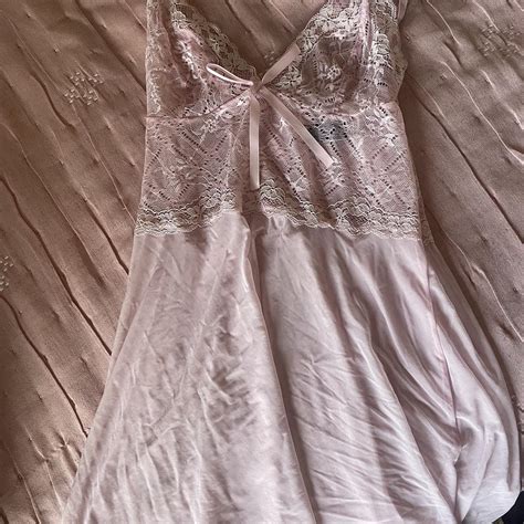 Escante Pink Babydoll Lingerie Size Small Fits A Depop