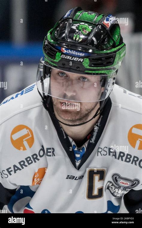 Vincenz Mayer Of Ravensburg Towerstars During The Del Match Between