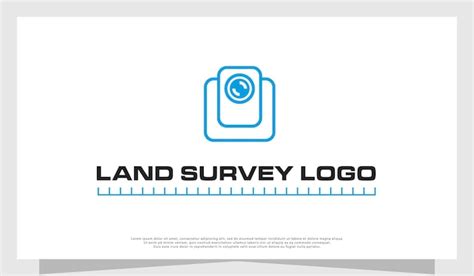 Premium Vector Land Survey Logo Vector Design