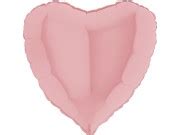 Grand Ballon Alu Coeur Rose Pastel 45cm