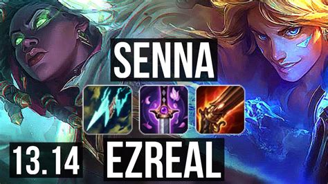 SENNA Janna Vs EZREAL Blitzcrank ADC 4 1 8 1 6M Mastery 700