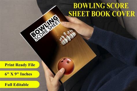 Bowling Score Sheet Book Cover Graphic By Jahanul Creative Fabrica