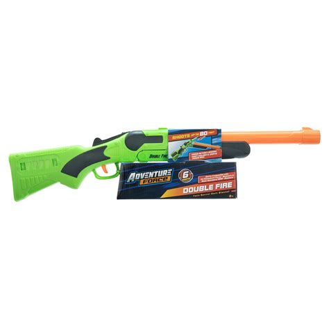 Adventure Force Double Fire Twin Barrel Dart Blaster Ages 8 Years And