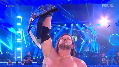 WWE SmackDown AJ Styles Retiene El Campeonato Intercontinental Ante