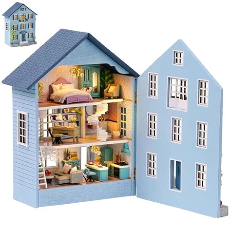 Buy Spilay Dollhouse Diy Miniature Wooden Furniture Kit Mini Handmade