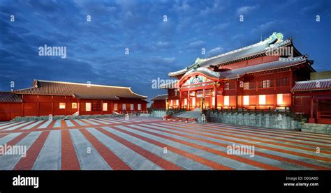 Shuri Castle In Okinawa Japan Was Once The Palace Of The Ryūkyū Stock