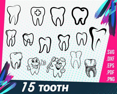 TOOTH SVG Teeth Svg Dentist Svg Tooth Fairy Svg Dental Svg Tooth