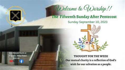 The 15th Sunday After Pentecost September 10th 2023 YouTube