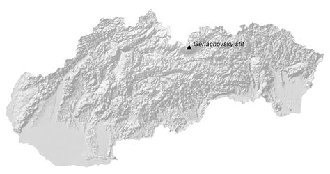 Map of Slovakia - GIS Geography