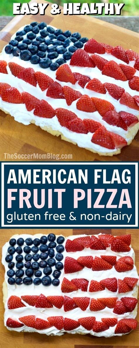 Only 4 Ingredients This Patriotic American Flag Fruit Pizza Is Perfect