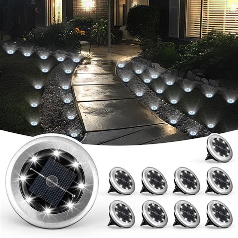 Solpex Mini Solar Ground Lights Pack Solar Lights Outdoor