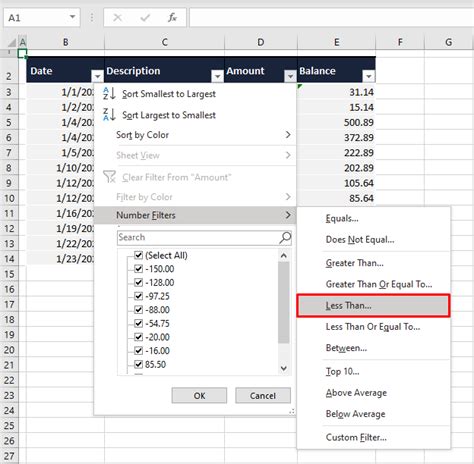 How To Sum Only Positive Or Negative Numbers In Excel