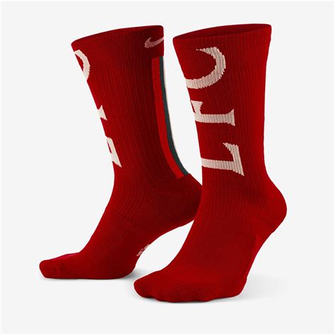 Chaussettes Nike Liverpool Crew Rouge Gym Fossil Fossil Rouge