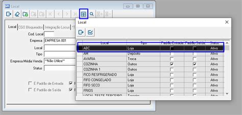 Totvs Varejo Supermercados Consinco M Dulo Estoque Local C Digo