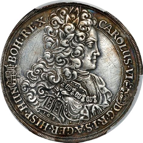 HUNGARY Taler 1712 CH PW Pressburg Mint Karl VI PCGS Genuine