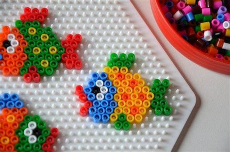 Poisson Davril Perles Perler Bead Patterns Diy Enfant Perler Beads