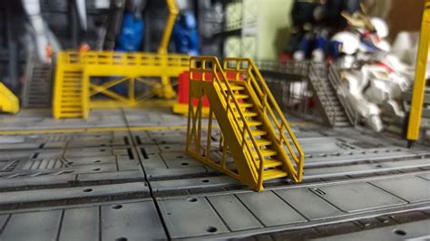 Free STL file Simple stairs for gundam base diorama 🤖 ・3D print object ...