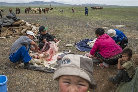 Nomadic Children Mongolia, Mongolian Nomads by Sven Zellner