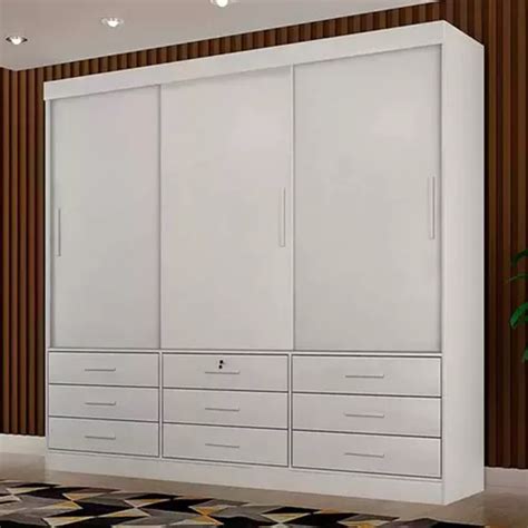 Armario Star De 3 Puertas Blanco Muebles Salleto MercadoLibre