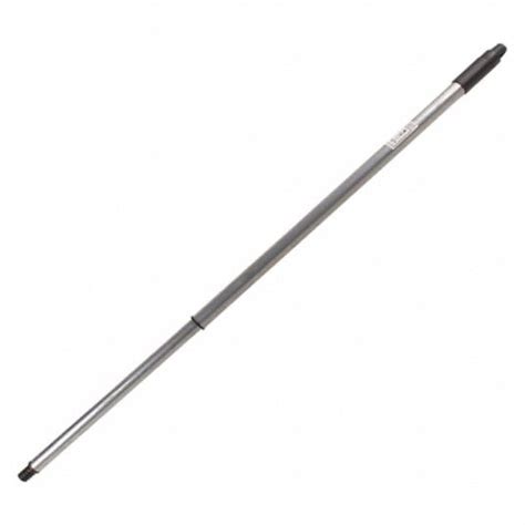 SPILL MAGIC Telescopic Broom Handle, Metal, For Use With Spill Kits, 48 in Length, 1 in Width, 1 ...