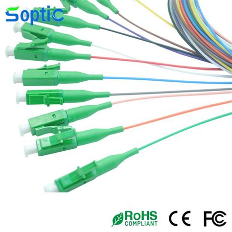 China Low Price 12 Core LC Connector Fiber Pigtails Manufacturers