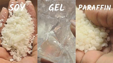 The Major Differences Between Soy Wax Paraffin Wax Gel Wax Youtube