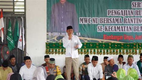 Wabup Way Kanan Hadiri Pengajian Akbar Maulid Nabi Muhammad Saw