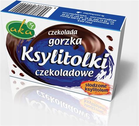 Ksylitolki Dropsy Gorzka Czekolada G Bez Cukru Ceny I Opinie Ceneo Pl