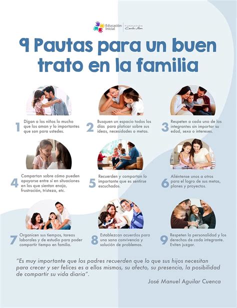 Pautas Para Un Buen Trato En La Familia Clikisalud Net Fundaci N