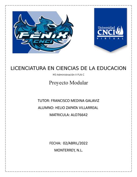 M Administraci N Ii Fln C De Abril Licenciatura En Ciencias De La