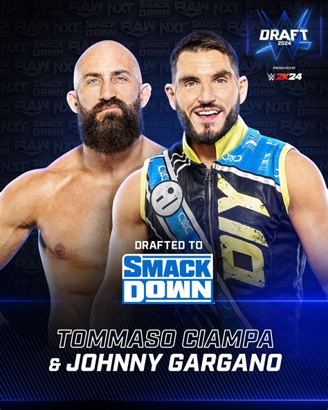 DIY: Tommaso Ciampa and Johnny Gargano | 2024 WWE Draft on Night Two ...