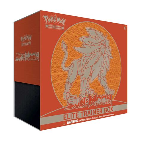 Pok Mon Tcg Sun Moon Elite Trainer Box Solgaleo Pok Mon Center