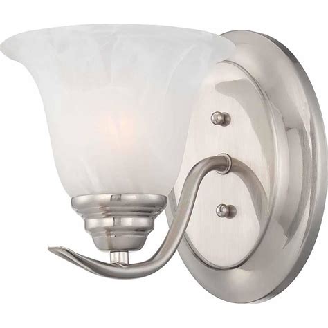 Ridlon 625 In W 1 Light Brushed Nickel Directional Wall Sconce At