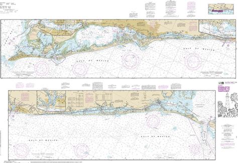 Nautical Chart 11425 Intracoastal Waterway Charlotte Harbor Tampa Bay