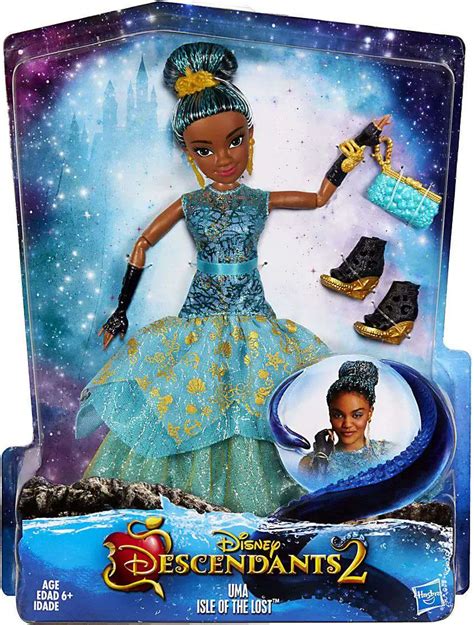 Disney Descendants Royal Yacht Ball Uma Deluxe Doll Hasbro Toys - ToyWiz