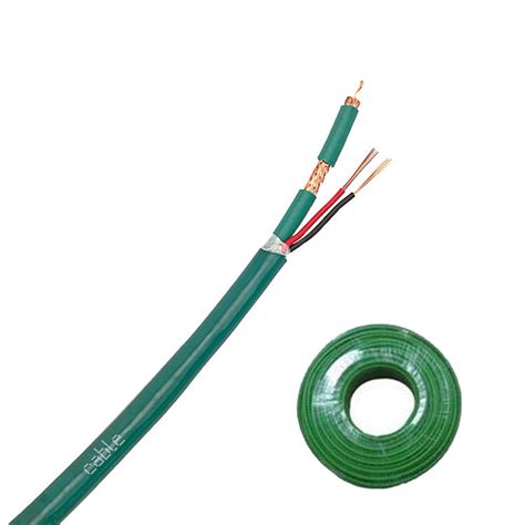 Wholesale Kx6 Kx6 Line Green Coaxial Cable PE Insulation Communication