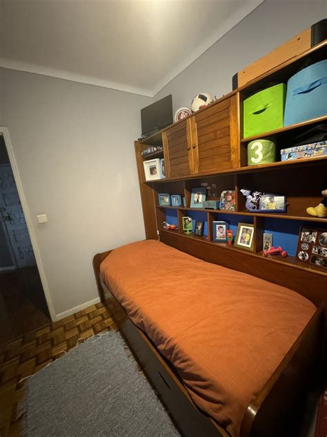 Cama estudio madeira maciça Baguim do Monte OLX Portugal