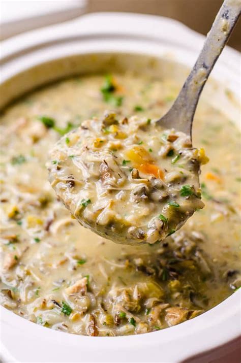 Healthy Chicken Wild Rice Soup Ifoodreal