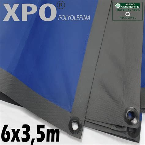 Lona 6 0 X 3 5m Loneiro Xtreme XPO Poliolefina Premium Industrial Azul